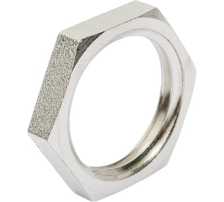 Контргайка STI  латунная Ду15 (1/2") Ру16 никелированная внутренняя резьба D270-00396