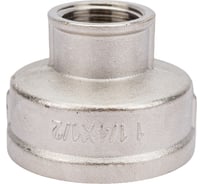 Муфта STI латунная переходная Ду32x15 (1 1/4"x1/2") Ру16 никелированная D270-00426