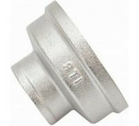 Муфта STI латунная переходная Ду32x25 (1 1/4"x1") Ру16 никелированная D270-00428