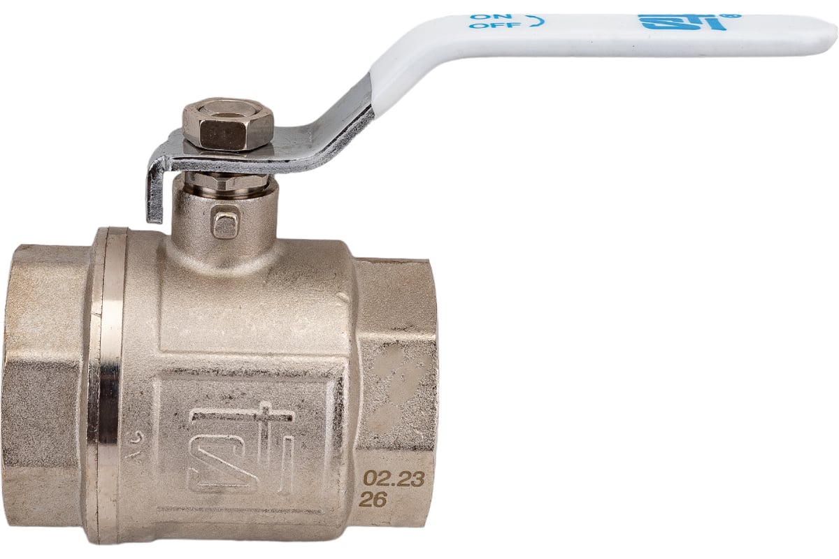 Шаровой кран STI Ду50 Ру25 муфтовый (муфта-муфта) рычаг D160-02821 ...