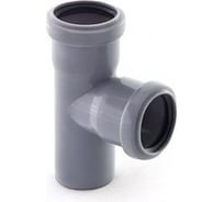 Тройник VIEIR ПВХ 5 шт, Ф32x32x90 прямой малый тройник ТР 32/90 С