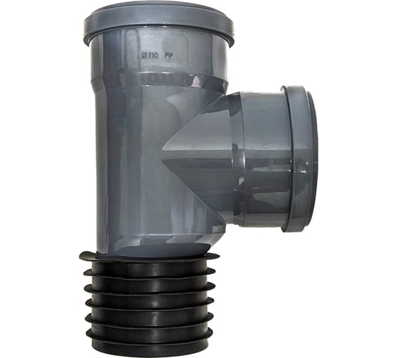 Тройник восстановитель раструба VIEIR ПВХ Ф110x110/90 восстановление повреждённого раструба 4450-01 1