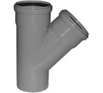 Тройник VIEIR ПВХ 5 шт, Ф32x32x45 малый угловой тройник ТР 32/45 С