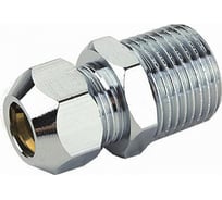 Патрубок хромированный VIEIR 2шт 10 × 1/2 цанга–штуцер PV15