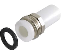 Патрубок полипропиленовый под накидную гайку VIEIR 2 шт Ф25х1 наружная резьба для подключения оборудования VPR15-255SM