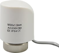 Сервопривод термоэлектрический нормально открытый VIEIR M30x1.5 230 В для коллекторов теплого пола и радиаторных клапанов VR1124