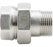 Американка прямая ALATO (разъемная муфта, сгон) ВР-НР, латунь никелированная 3/4 (5/70) 0131-2020