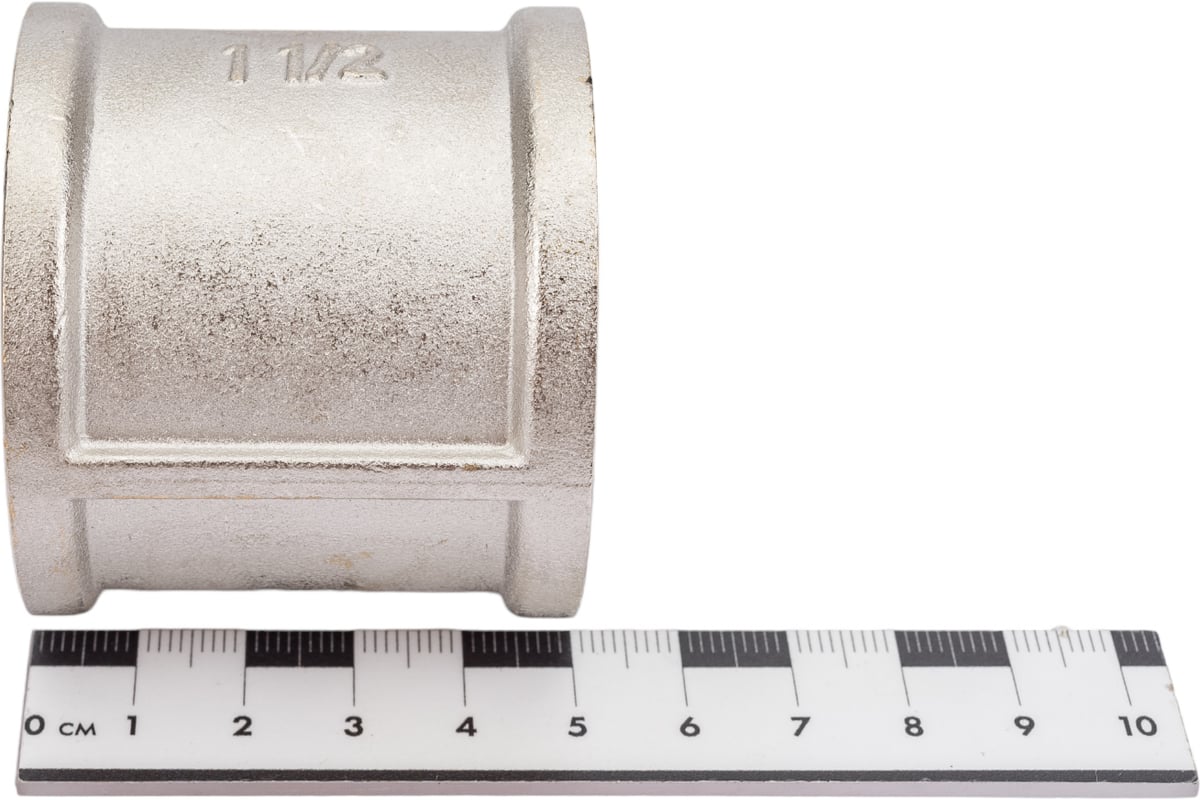 Муфта STI латунная Ду40 (1 1/2") Ру16 никелированная D270-00420 ...