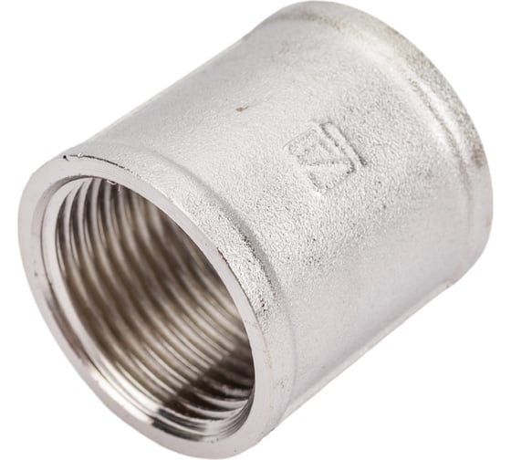 Муфта STI латунная Ду20 (3/4") Ру16 никелированная D270-00417 1