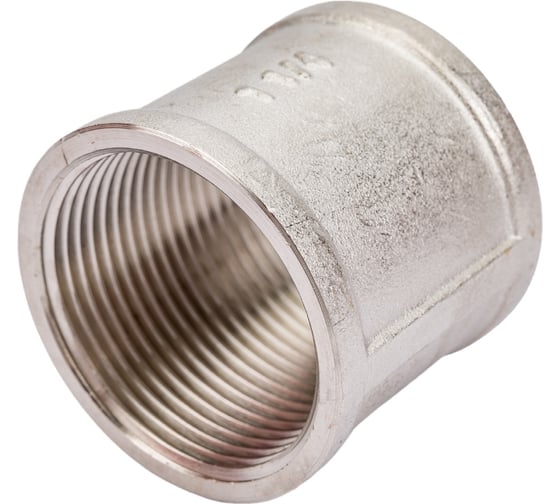 Муфта STI латунная Ду32 (1 1/4") Ру16 никелированная D270-00419