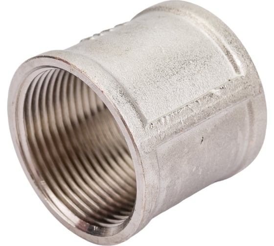Муфта STI латунная Ду32 (1 1/4") Ру16 никелированная D270-00419