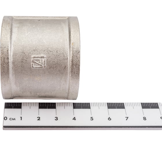 Муфта STI латунная Ду32 (1 1/4") Ру16 никелированная D270-00419