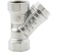 Фильтр косой сетчатый ALATO ВР-ВР, латунь никелированная 1/2 (20/120) 0140-1515