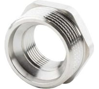 Футорка ALATO НР-ВР, латунь никелированная 1.1/2х1.1/4 (5/65) 0122-4032