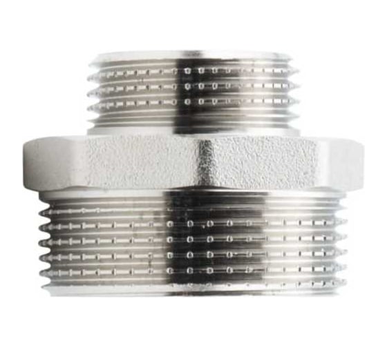 Ниппель переходной ALATO НР-НР, латунь никелированная 1.1/4х3/4 (5/80) 0104-3220 1