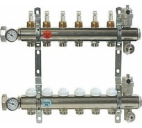 Коллекторная группа Comisa 1- 6 выходов, с расходомерами, межосевое 20 см 8810144