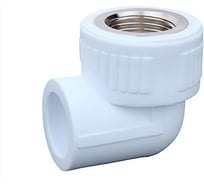 Уголок комбинированный полипропиленовый ViEiR 3 шт Ф25х1/2 внутренняя резьба для систем отопления и водоснабжения VER253LF