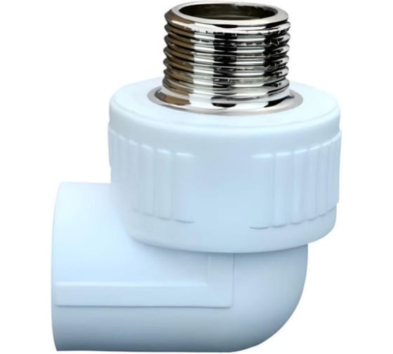 Уголок комбинированный полипропиленовый ViEiR 3 шт Ф25х1/2 наружная резьба для систем отопления и водоснабжения VER253LM 1