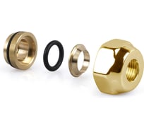 Фитинг для медной трубы SR Rubinetterie герметичный O-Ring, цвет золото 0481-1900D0E0