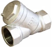 Сетчатый фильтр STI латунный Y-образный Ду25 Ру20 муфтовый уплотнение паронит D260-00675