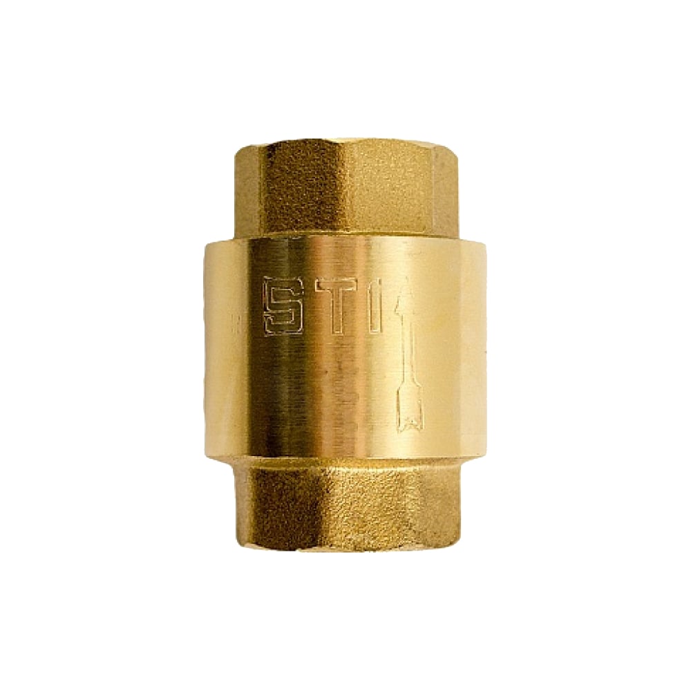 Обратный пружинный клапан STI Ду32 Ру16 латунный с пластиковым штоком ...