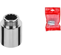 Удлинитель латунный AV Engineering внутренняя-наружная 3/4"х30 мм усиленный хром AVE301045 ЦЗ-3008820969