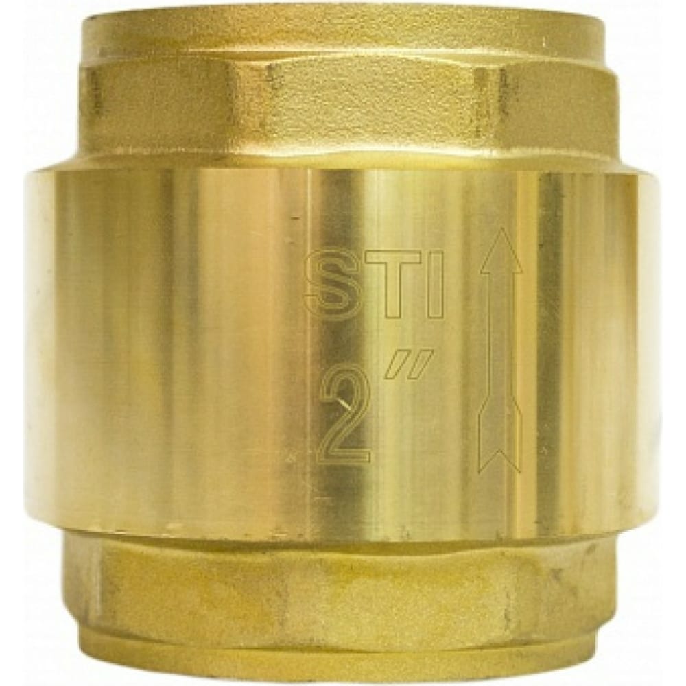 Обратный пружинный клапан STI Ду50 Ру16 латунный с латунным штоком D100 .