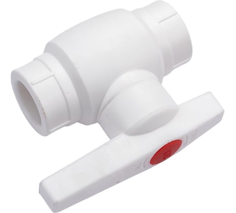 Шаровой кран MeerPlast полипропиленовый PPRC Ду20 Ру25 PRO под приварку D200-00028