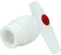 Шаровой кран MeerPlast полипропиленовый PPRC Ду25 Ру25 PRO под приварку D200-00029