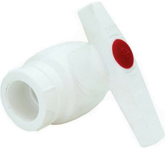 Шаровой кран MeerPlast полипропиленовый PPRC Ду50 Ру25 PRO под приварку D200-00032 1