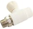 Кран MeerPlast полипропиленовый PPRC прямой Ду20x1/2" Ру25 под приварку / американка D200-00026 1