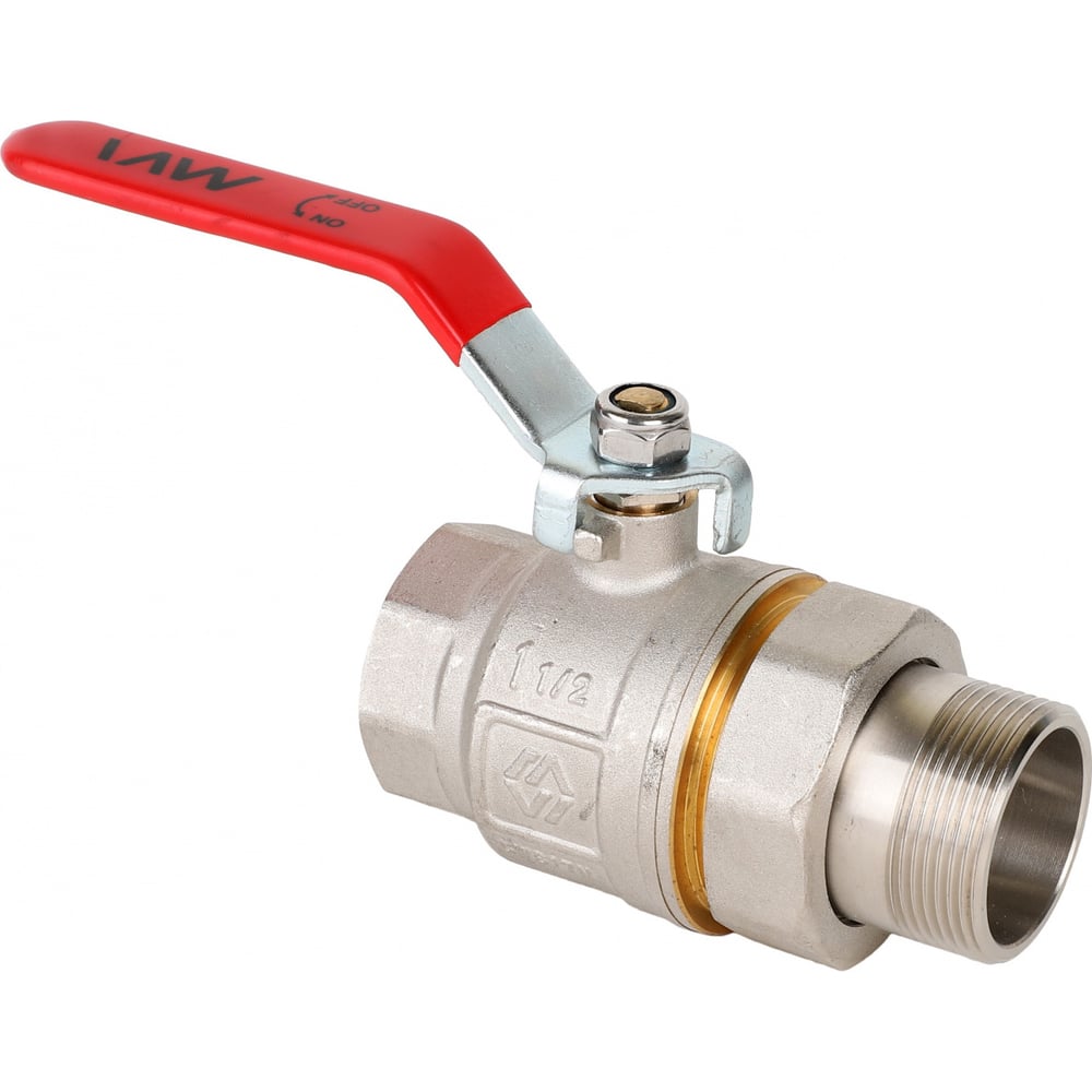 Шаровой кран со сгоном MVI американка, ручка ВН/НАР ДУ 40, 1 1/2 ...