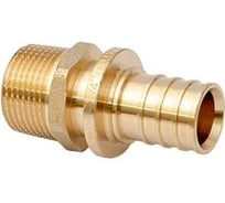 Аксиальный переходник MVI с наружной резьбой 25x3/4", латунь SF.420.0605