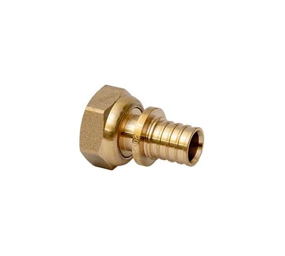 Аксиальный переходник MVI с накидной гайкой 20x1/2", латунь SF.424.0504