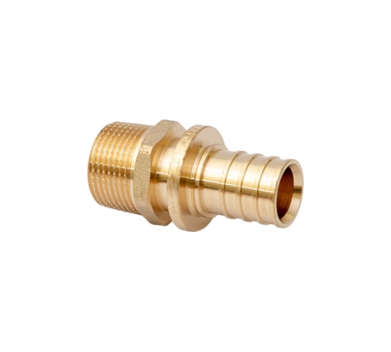 Аксиальный переходник MVI с наружной резьбой 20x1/2"латунь SF.420.0504