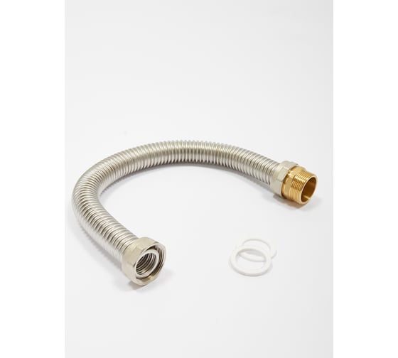 Гибкая подводка KOFULSO с 2-мя стопорными кольцами, прокладками, ниппелем и гайками 1 KF 25/1900 г/ш 1