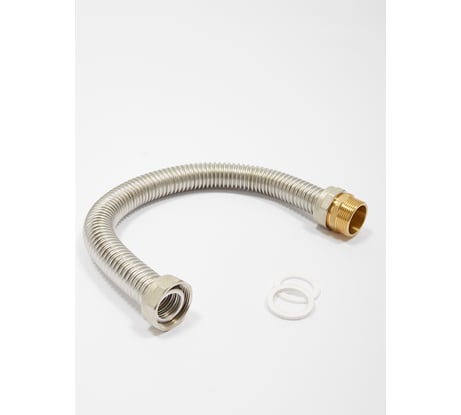 Гибкая подводка с 2-мя стопорными кольцами, прокладками, ниппелем и гайками 1 ¼ KF 32/1300 г/ш Kofulso