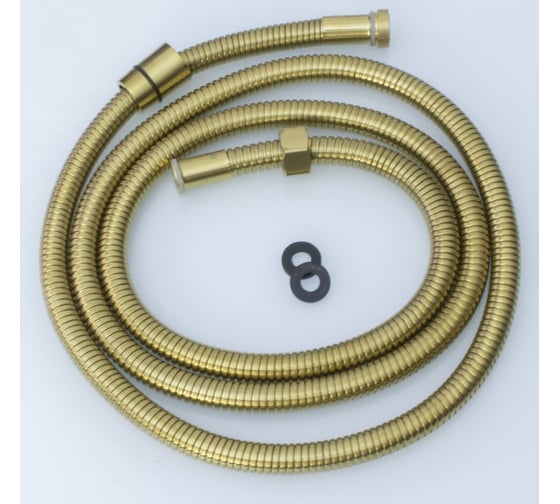 Шланг для душа ViEiR 200 см металлическая оплётка матовое золото 360 VR60200-S 1