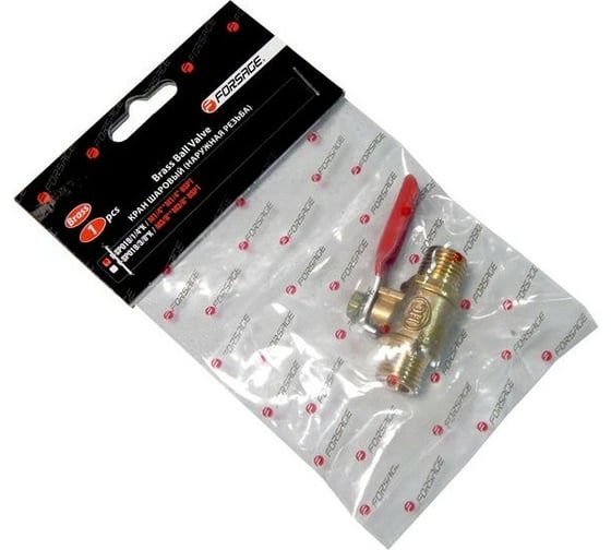 Шаровой воздушный кран Forsage 3/8"х3/8" 26639 F-SP019/3/8"K