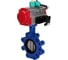Затвор дисковый DN.ru QT450-304-EPDM-2W-Fb-H Ду150 Ру16 LUG, пневмопривод DA-105, пневмораспределитель 220VAC, переключатель МППП-200 D050-86146 1