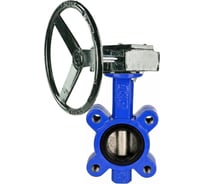 Затвор дисковый DN.ru QT450-304-NBR-2W-Fb-H Ду150 Ру16 редуктор RDN-4 D050-89731