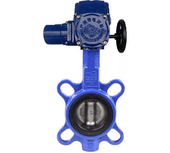 Затвор дисковый DN.ru WCB-316L-EPDM Ду50 Ру16, электропривод взрывозащищенный QT-W (M) EX-005 380В D050-87806 1