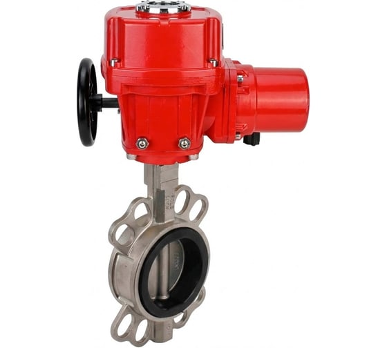 Затвор дисковый DN.ru 304-304-VITON-2W-Fb-H Ду100 Ру16, эл.привод QT-W (M) EX-010 380В D050-89186 1