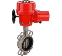 Затвор дисковый DN.ru 304-304-VITON-2W-Fb-H Ду100 Ру16, эл.привод QT-W (M) EX-010 220В D050-89179