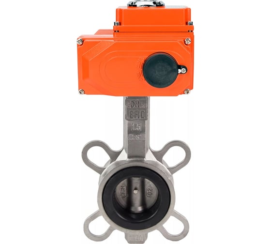 Затвор дисковый DN.ru 316L-316L-EPDM Ду50 Ру16L, электропривод QT2-003-220VAC D050-87853 1