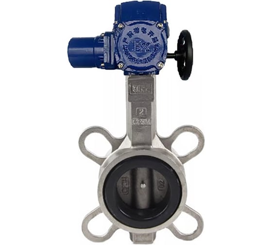 Затвор дисковый DN.ru 316L-316L-EPDM Ду50 Ру16L, эл.привод взрывозащищенный QT-W (M) EX-005 380В D050-87767 1