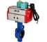 Затвор дисковый DN.ru AL-316L-EPDM-2W-Fb-ISO-H Ду25/32, пневмопривод SA-083, МППП-200 D050-89109 1