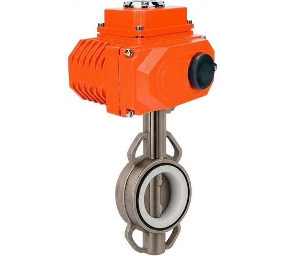 Затвор дисковый DN.ru 304-304-VITON-2W-Fb-H Ду65 Ру16, электропривод QT2-005-380VAC D050-89141 1