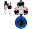 Затвор дисковый DN.ru GGG40-304-EPDM-2W-F-H Ду50 Ру16 пневмопривод DA-105, пневмораспределитель (2EM) 220VAC, БКВ LSB-410, БПВ D050-56628 1