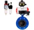 Затвор дисковый DN.ru GGG40-304-EPDM-2W-F-H Ду50 Ру16 пневмопривод DA-105, пневмораспределитель 220VAC, БКВ LSB-510, БПВ D050-56641 1